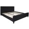 Flash Furniture King Size Black Fabric Platform Bed & Mattress HG-BM10-24-GG - alternate 8